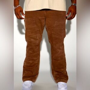 FashionNova Men Indestructible Slim Flare Carpenter Pants